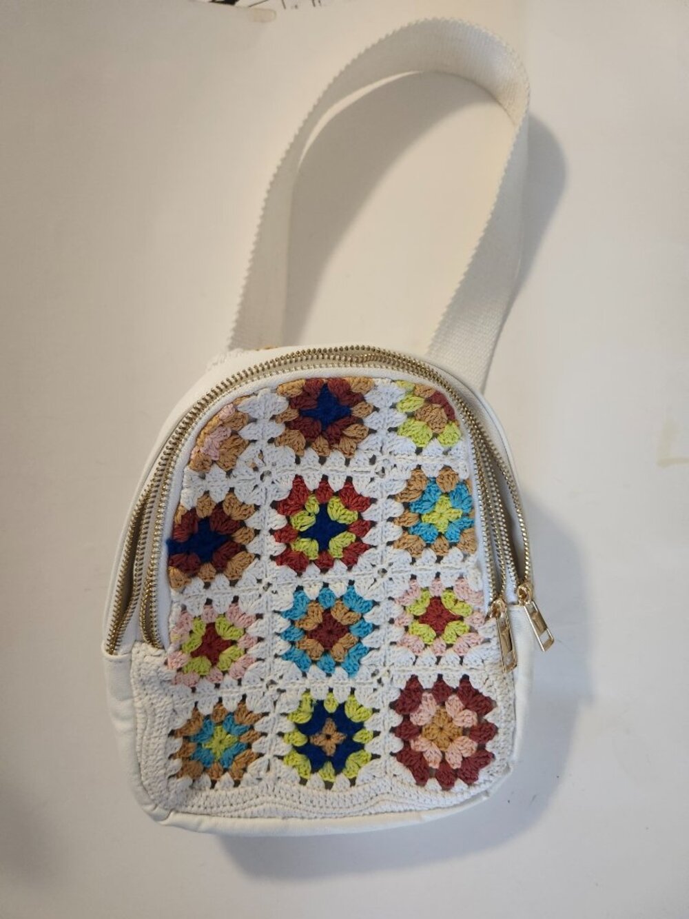 Altar'd State bag Lola Crochet Crossbody Faux Leather Unused